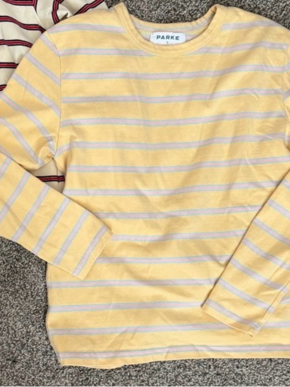 Parke Striped Long-Sleeve Tee